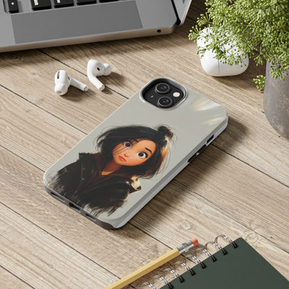 Artistic Tough Phone Case - Unique Design for Creative Souls