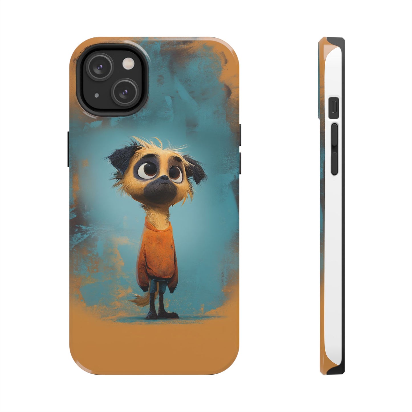 Cute Cartoon Dog Tough Phone Case for Pet Lovers