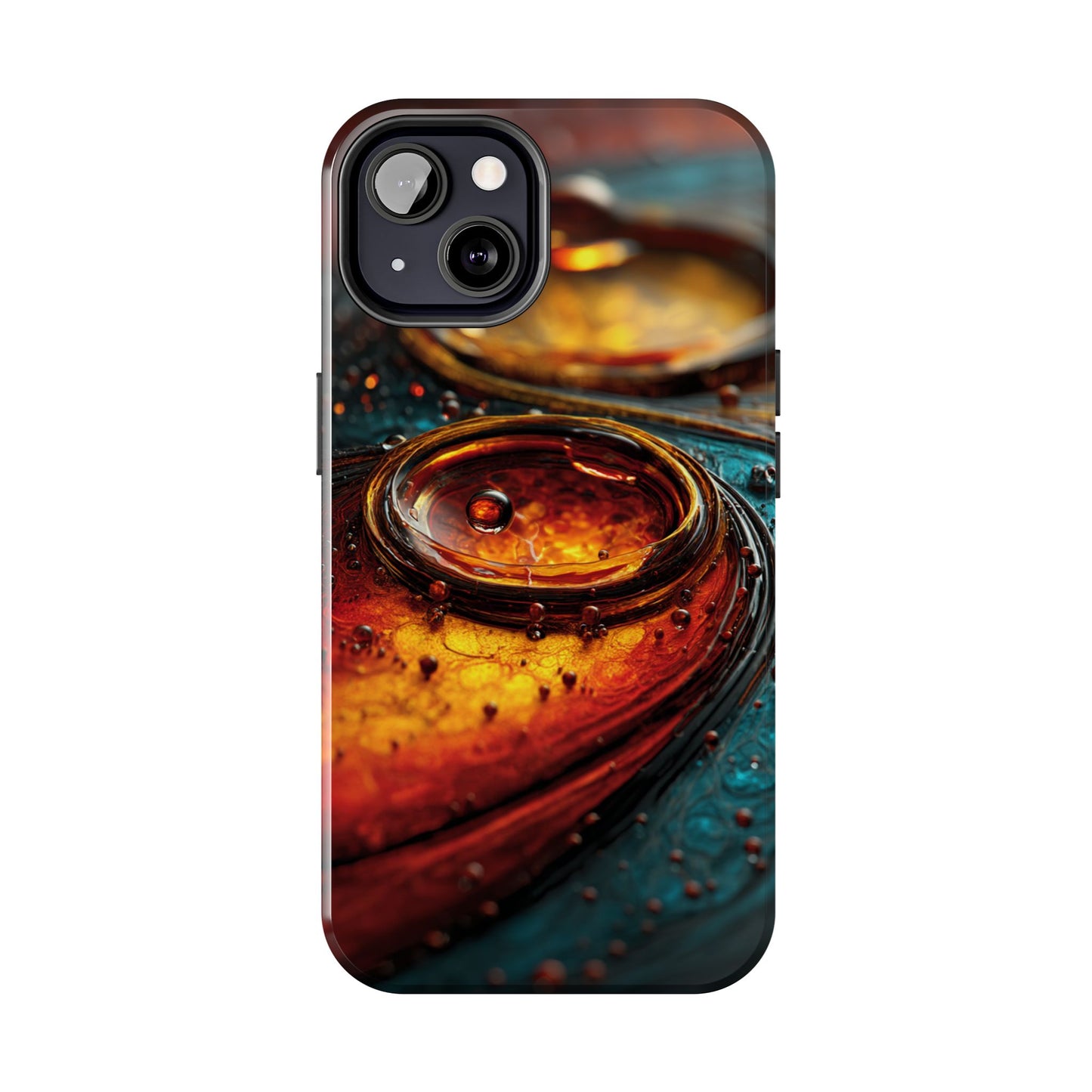 Artistic Tough Phone Case – Abstract Colorful Design for Unique Protection
