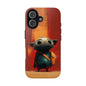 Adventurous Character Tough Phone Case - Durable Protection for Creative Souls