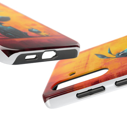 Colorful Dog & Cat Tough Phone Case – Fun Pet Lover Accessory