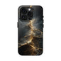 Majestic Marble Phone Case - Tough Protective Cover with Gold Veins
