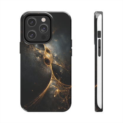 Galactic Elegance Tough Phone Case - Premium Protection for Cosmic Lovers