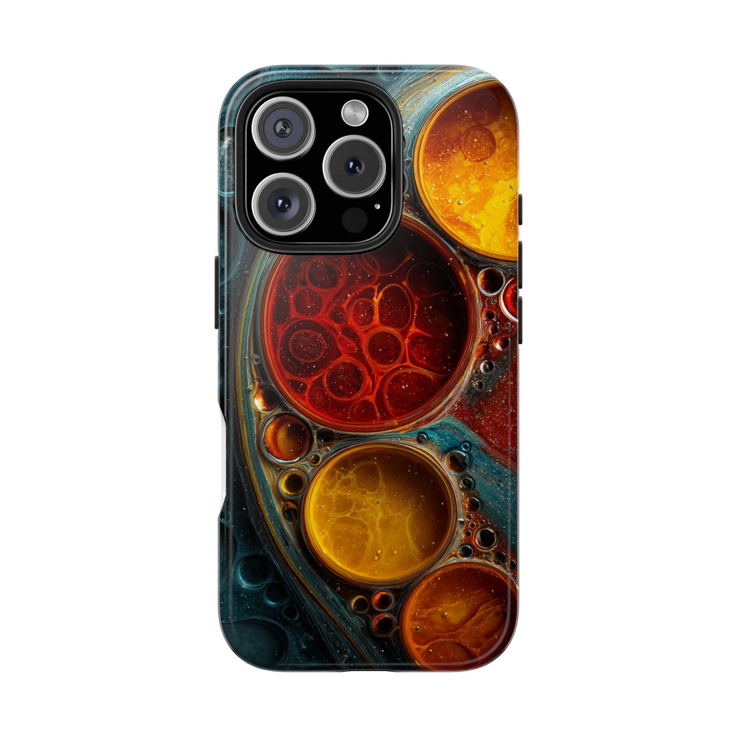 Vibrant Abstract Tough Phone Case - Durable Protection with Artistic Design