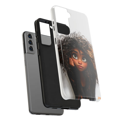 Whimsical Tough Phone Case – Playful Character Design for Teens & Creatives