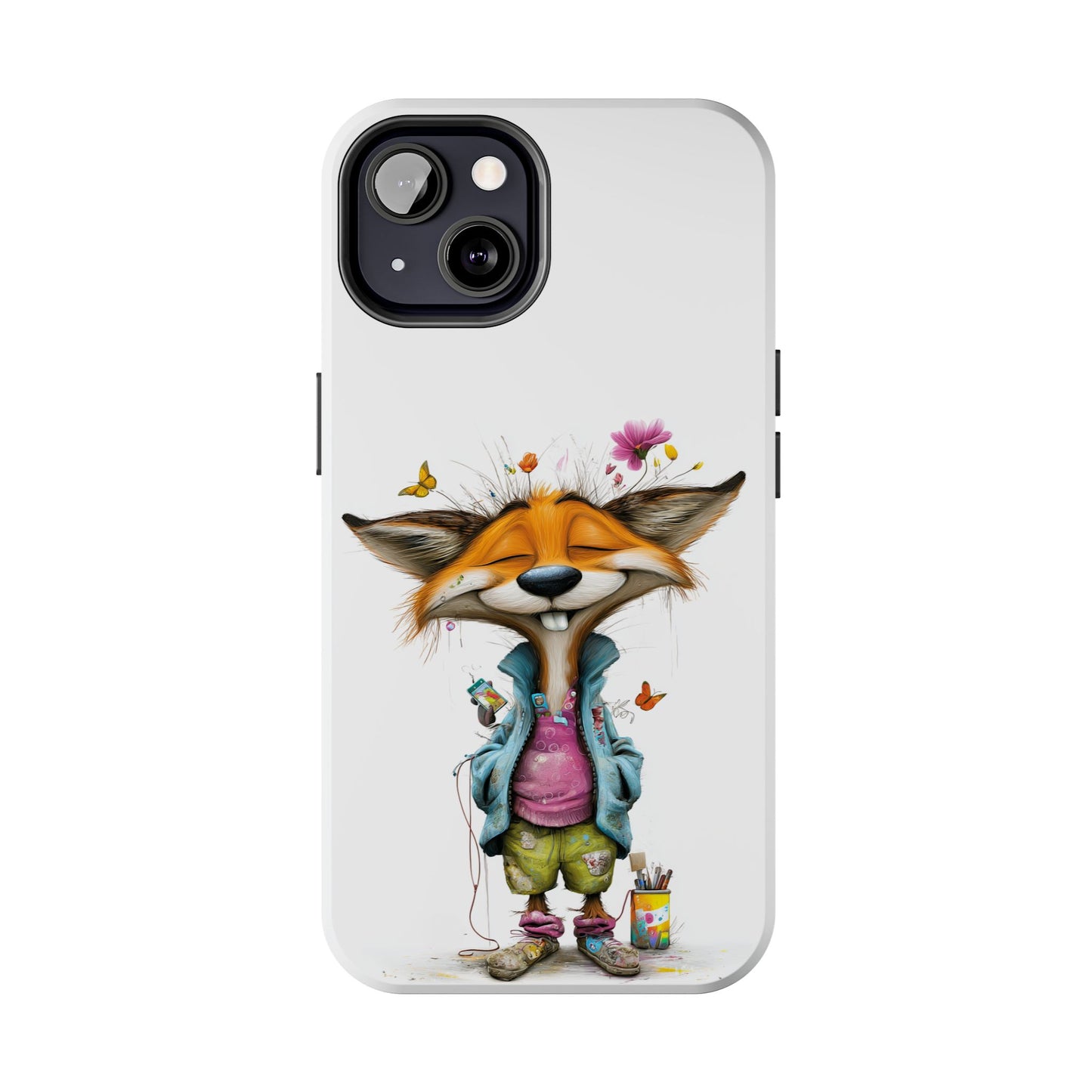 Whimsical Fox Tough Phone Case | Cute Animal Cover by Skipper