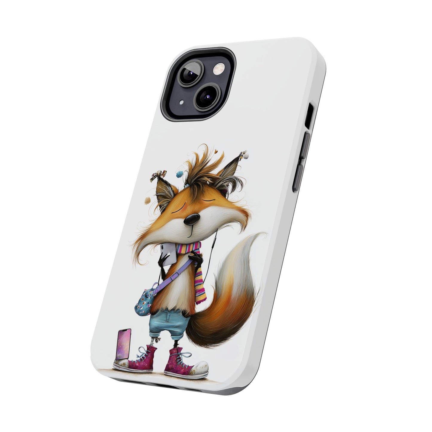 Cute Fox Phone Case – Tough, Cartoon Design for Animal Lovers & Fun Gifts