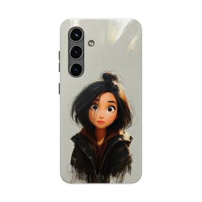 Artistic Tough Phone Case - Unique Design for Creative Souls