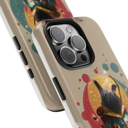Whimsical Pet-Inspired Tough Phone Case - Perfect for Animal Lovers