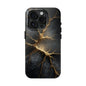 Electric Lightning Tough Phone Case - Durable Protection with Striking Design
