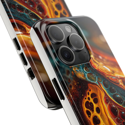 Vibrant Abstract Tough Phone Cases – Durable & Stylish Protection