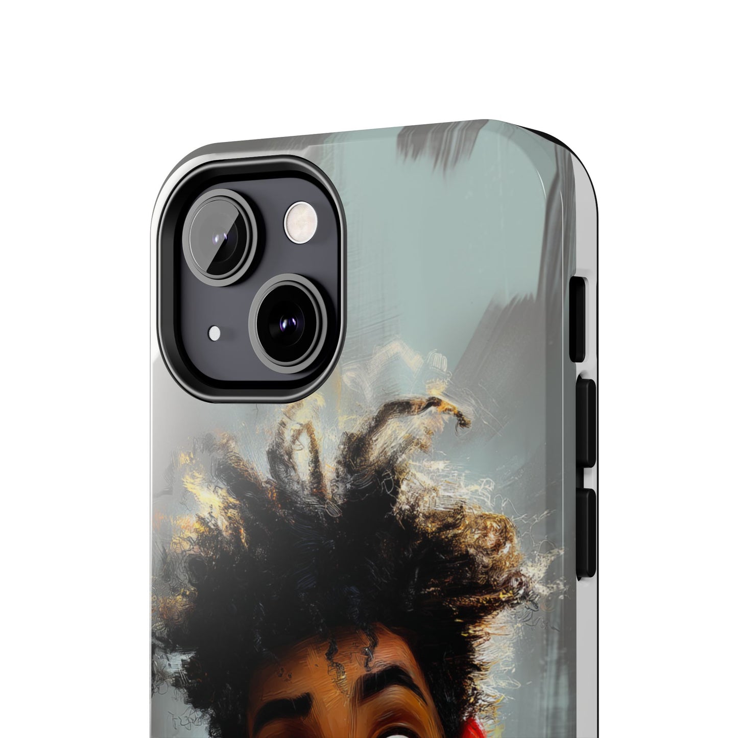 Artistic Tough Phone Case - Unique Design with Character - Great Gift Idea