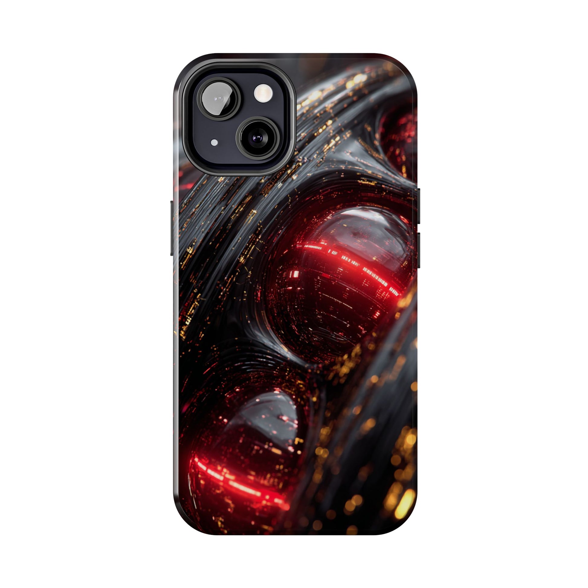 Fashionable phone cover on smartphone display