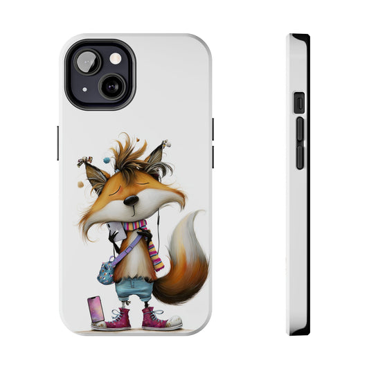 Cute Fox Phone Case – Tough, Cartoon Design for Animal Lovers & Fun Gifts