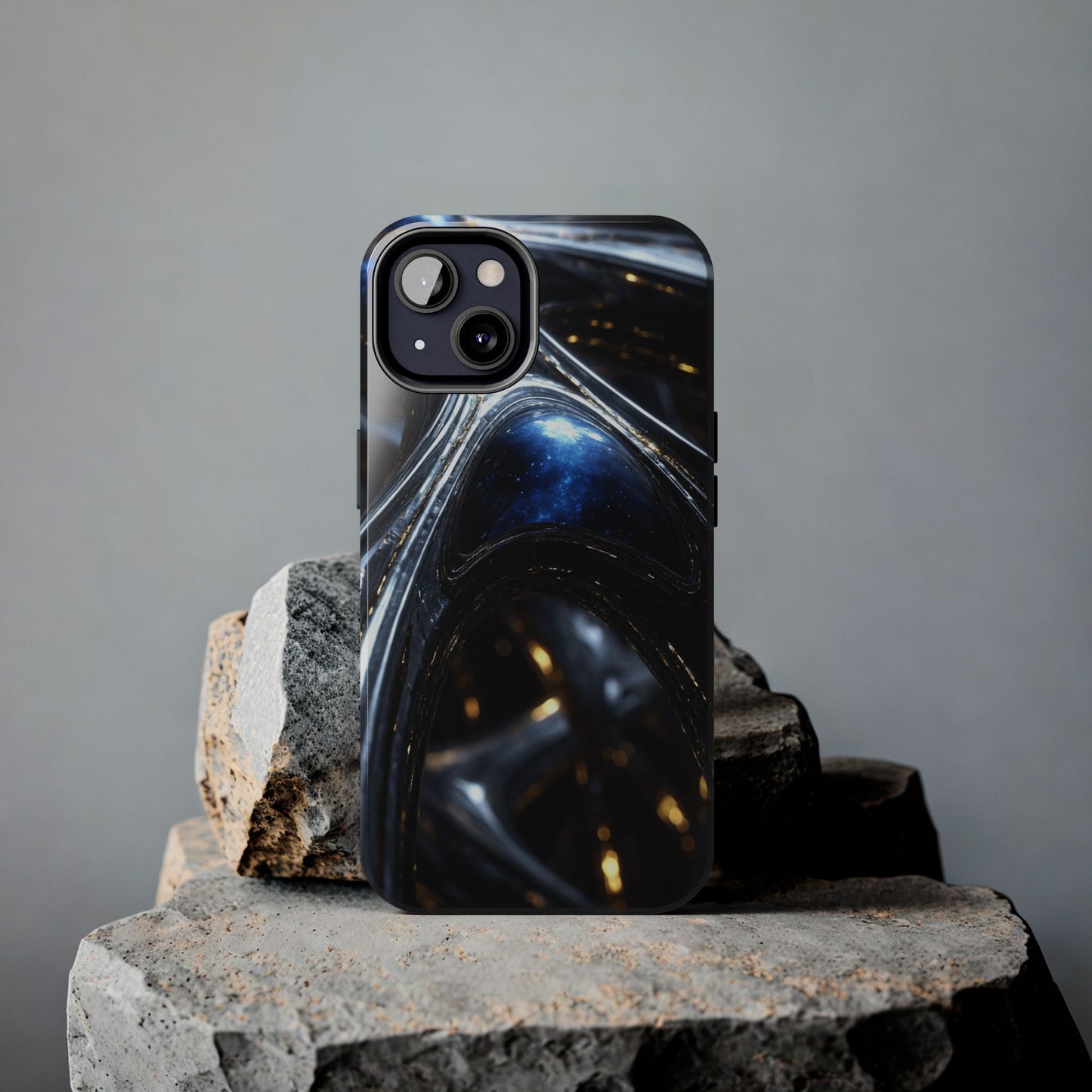 Stylish tech gift — Skipper’s galactic glow tough phone case