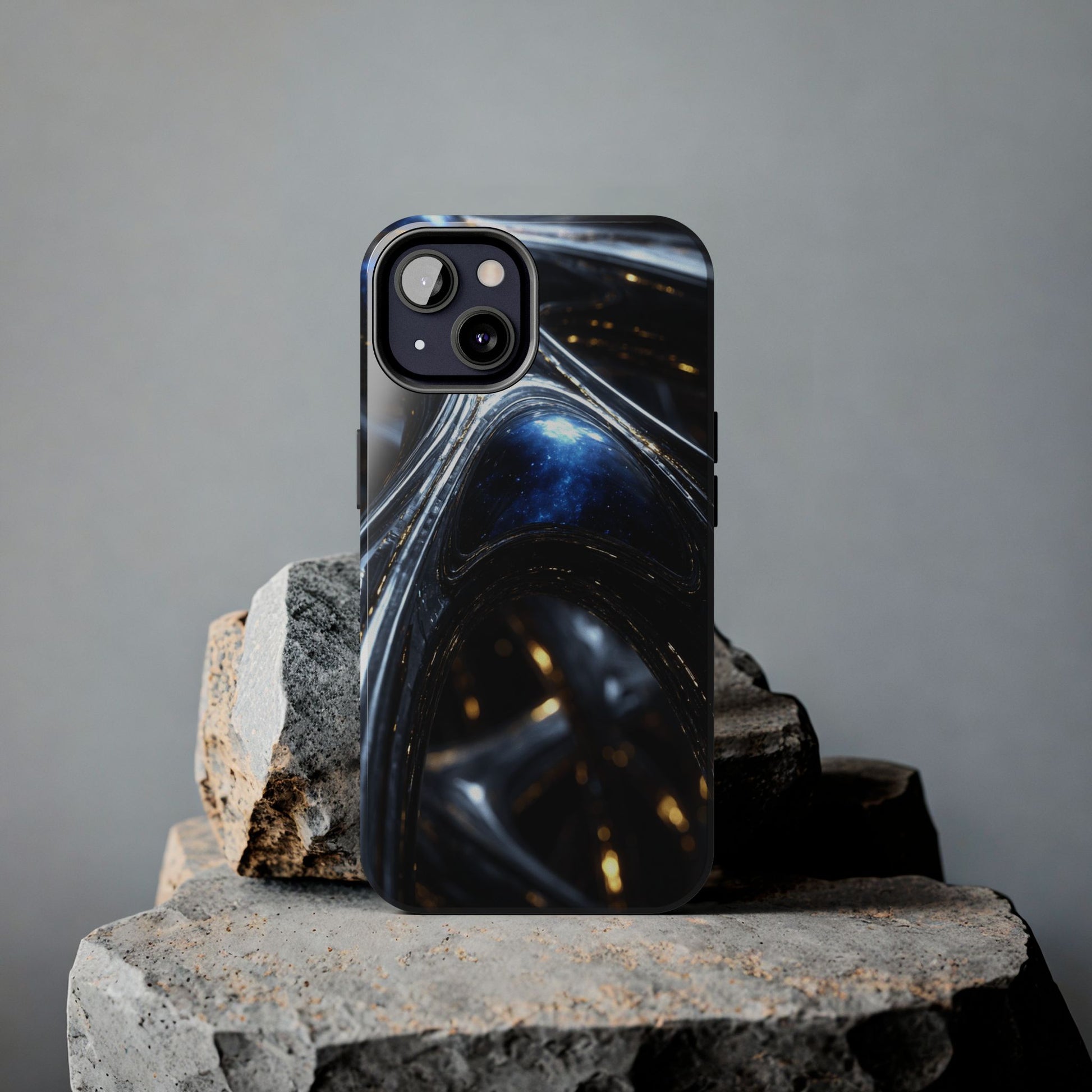 Stylish tech gift — Skipper’s galactic glow tough phone case