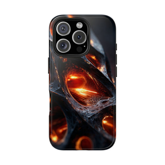 Discover Futuristic Tough Phone Cases offering durable sci-fi protection and unique designs. Great Halloween tech gift for phone accessory lovers.