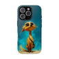 Whimsical Dog Art Tough Phone Case - Durable and Stylish Protection for Pet Lovers