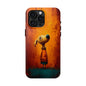 Whimsical Dog Art Tough Phone Case - Durable & Stylish Pet Lover Accessory