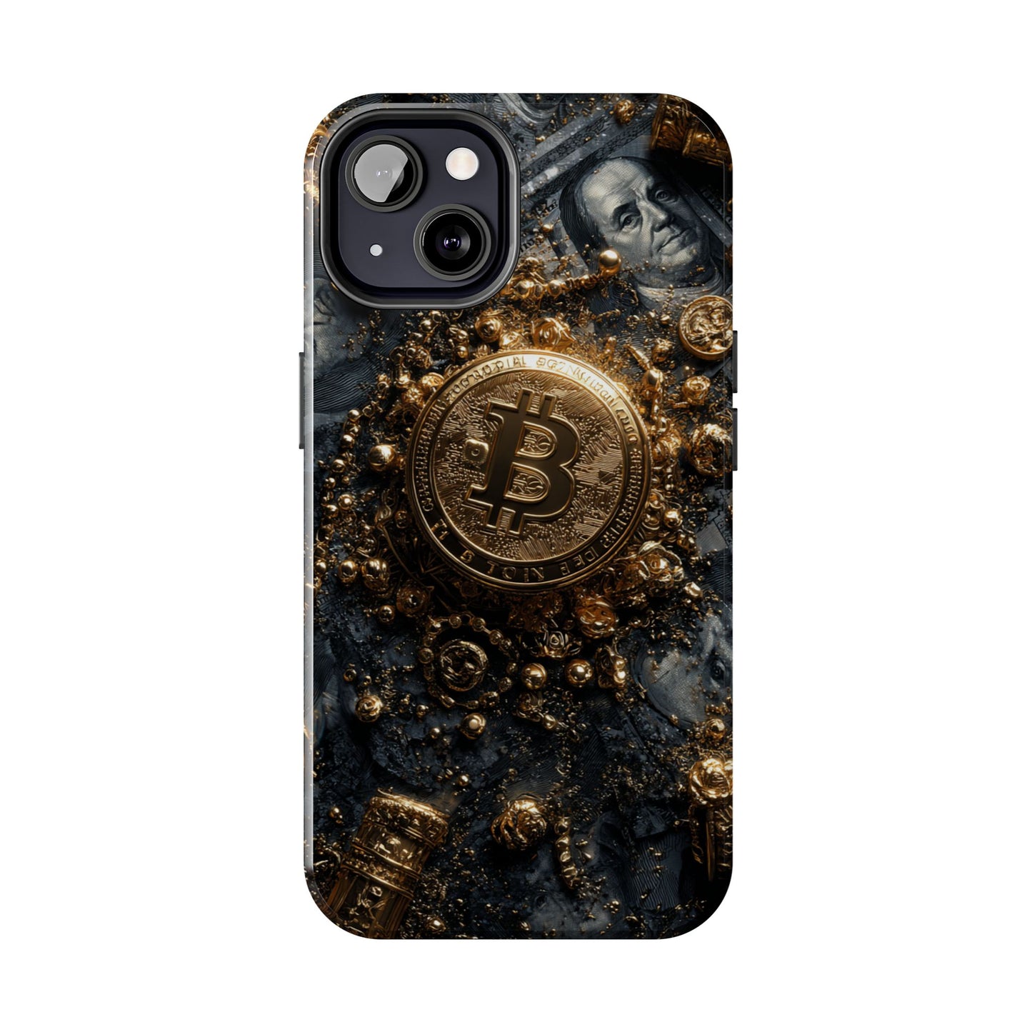 Bitcoin Wallet Art Tough Phone Case by Skipper – Premium Cryptocurrency Accessory