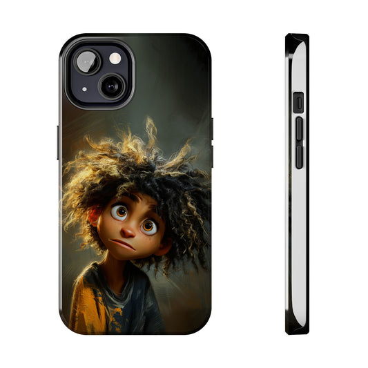 Whimsical Character Tough Phone Case for Kids