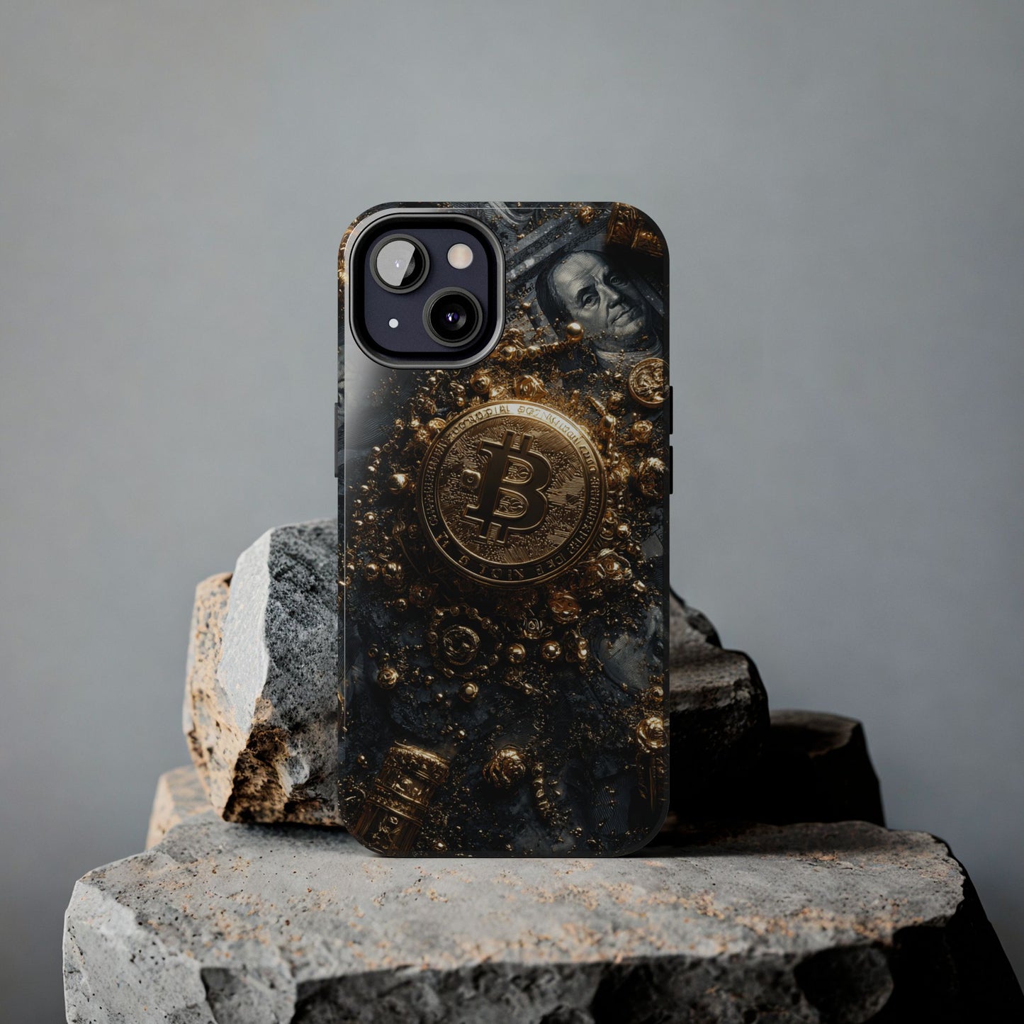 Bitcoin Wallet Art Tough Phone Case by Skipper – Premium Cryptocurrency Accessory