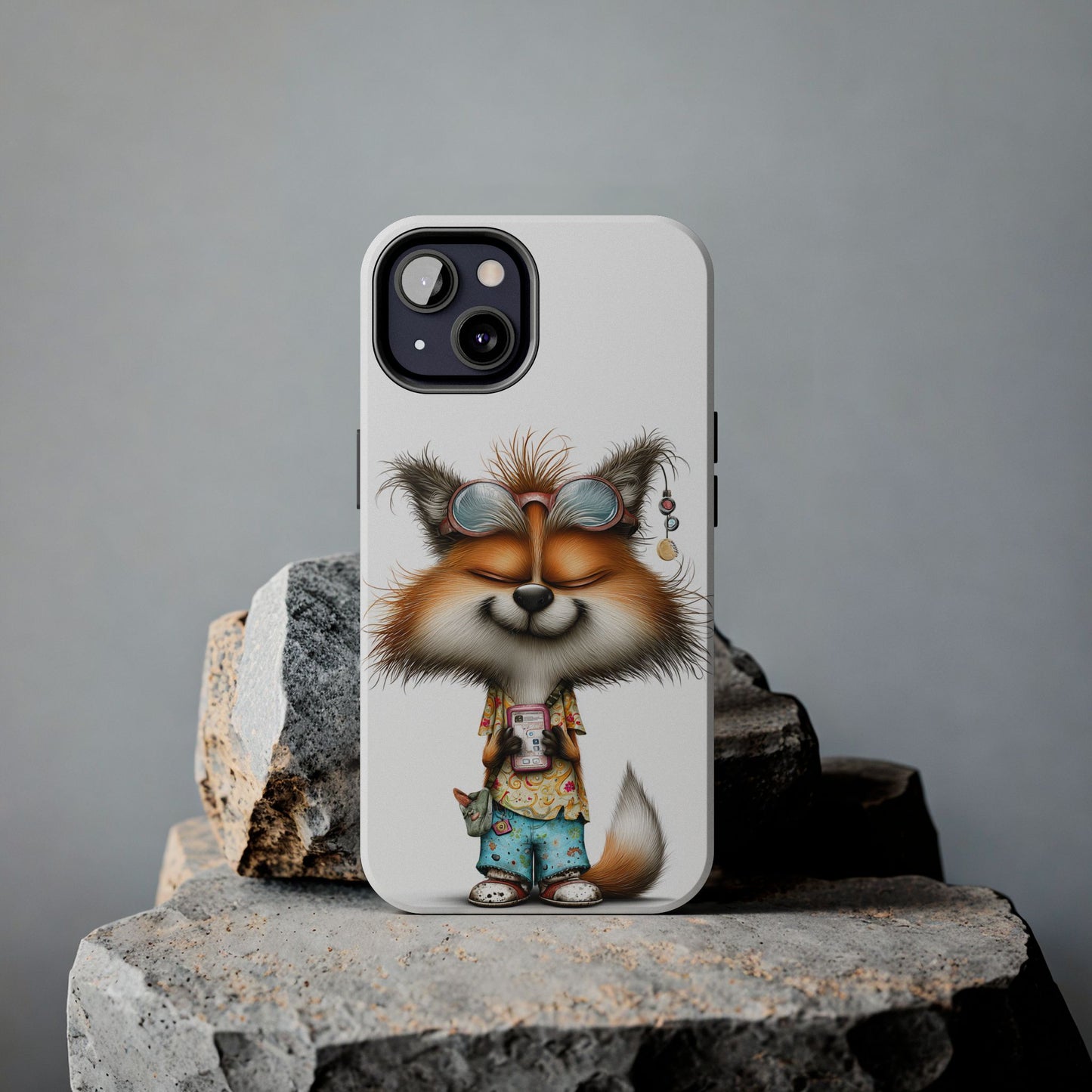 Cute Fox Phone Case – Whimsical Animal Art, Tough Protection, Perfect Gift for Animal Lovers