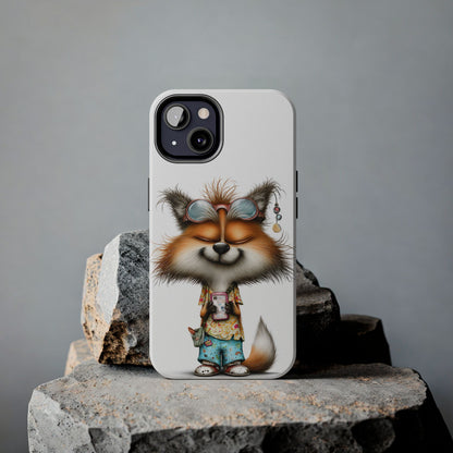 Cute Fox Phone Case – Whimsical Animal Art, Tough Protection, Perfect Gift for Animal Lovers