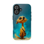 Whimsical Dog Art Tough Phone Case - Durable and Stylish Protection for Pet Lovers