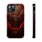 Hexagonal Pattern Tough Phone Case | Durable Tech Protection | Gift for Trendsetters