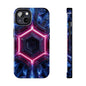 Cybernetic Core Neon Nexus Phone Case - Premium Futuristic Design by Artist Skipper | Glowing Orange Circuit Protection