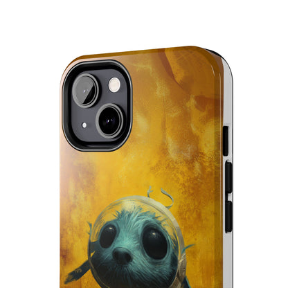 Cute Dog Art Tough Phone Case - Stylish & Protective