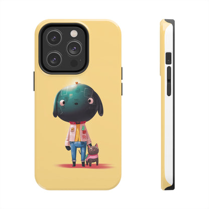 Cute Dog-Themed Tough Phone Cases for Pet Lovers - Durable Protection & Whimsical Design