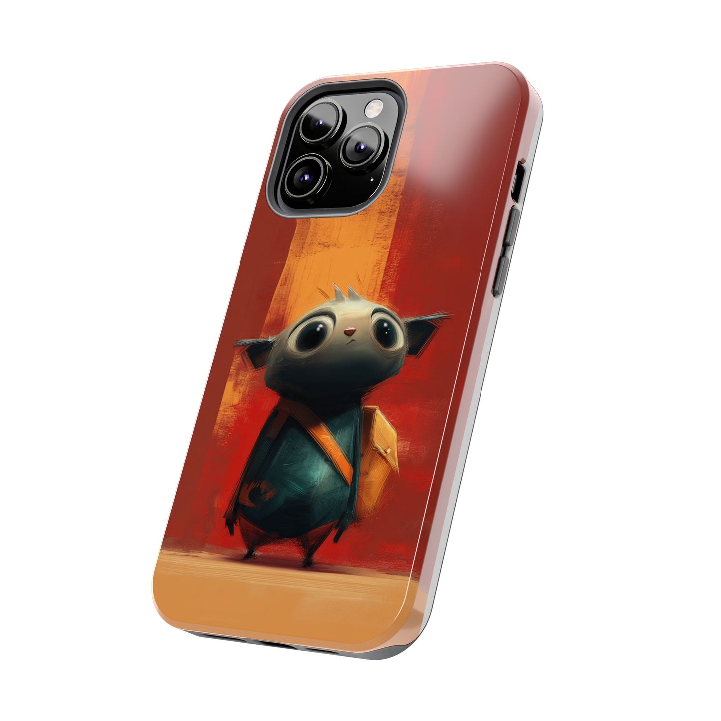 Adventurous Character Tough Phone Case - Durable Protection for Creative Souls