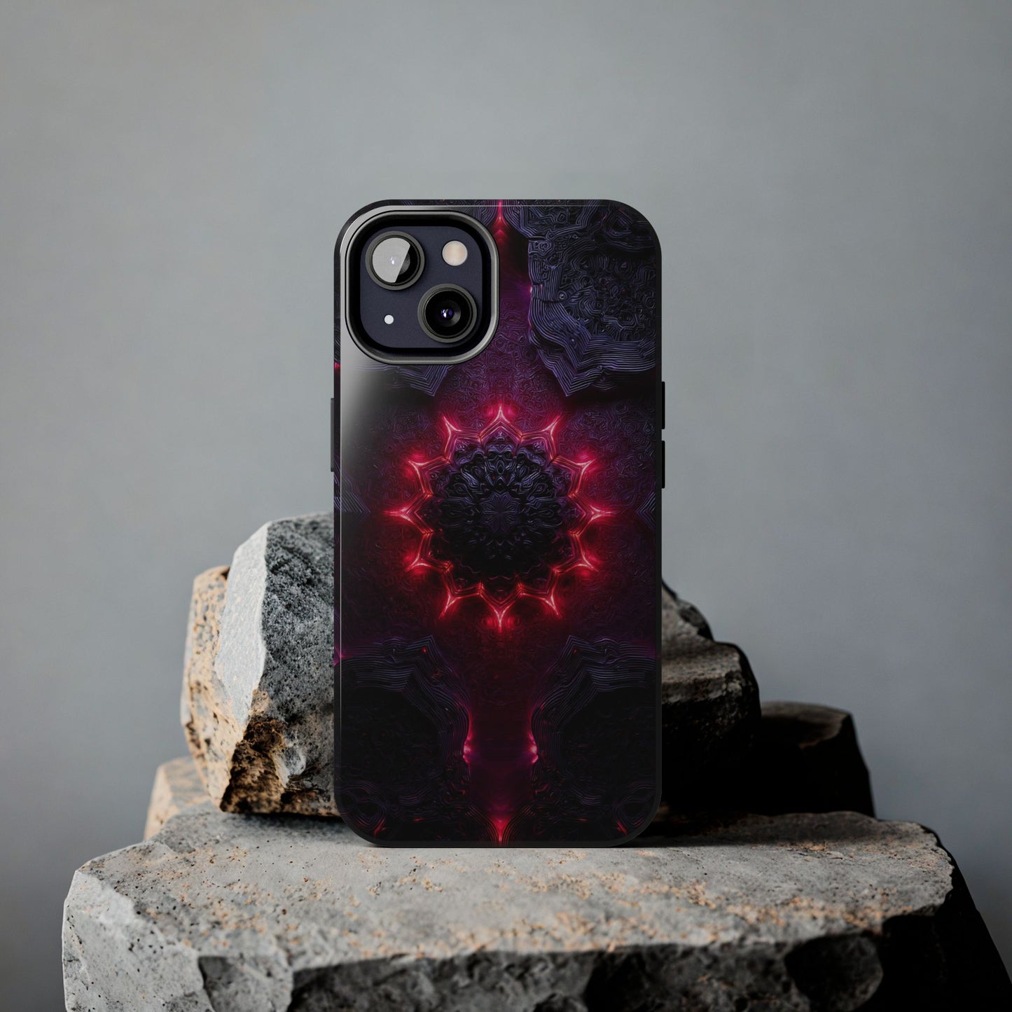 Solar Nexus Neon Nexus Phone Case - Stellar Core Energy Ring by Artist Skipper | Premium Space Tech Phone Cover