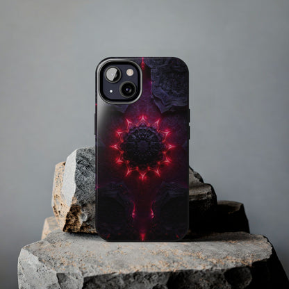 Solar Nexus Neon Nexus Phone Case - Stellar Core Energy Ring by Artist Skipper | Premium Space Tech Phone Cover