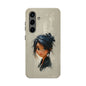 Artistic Tough Phone Case – Unique Portrait Design for Creatives
