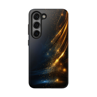 Galaxy Glitter Tough Phone Case - Shockproof Protection for iPhone