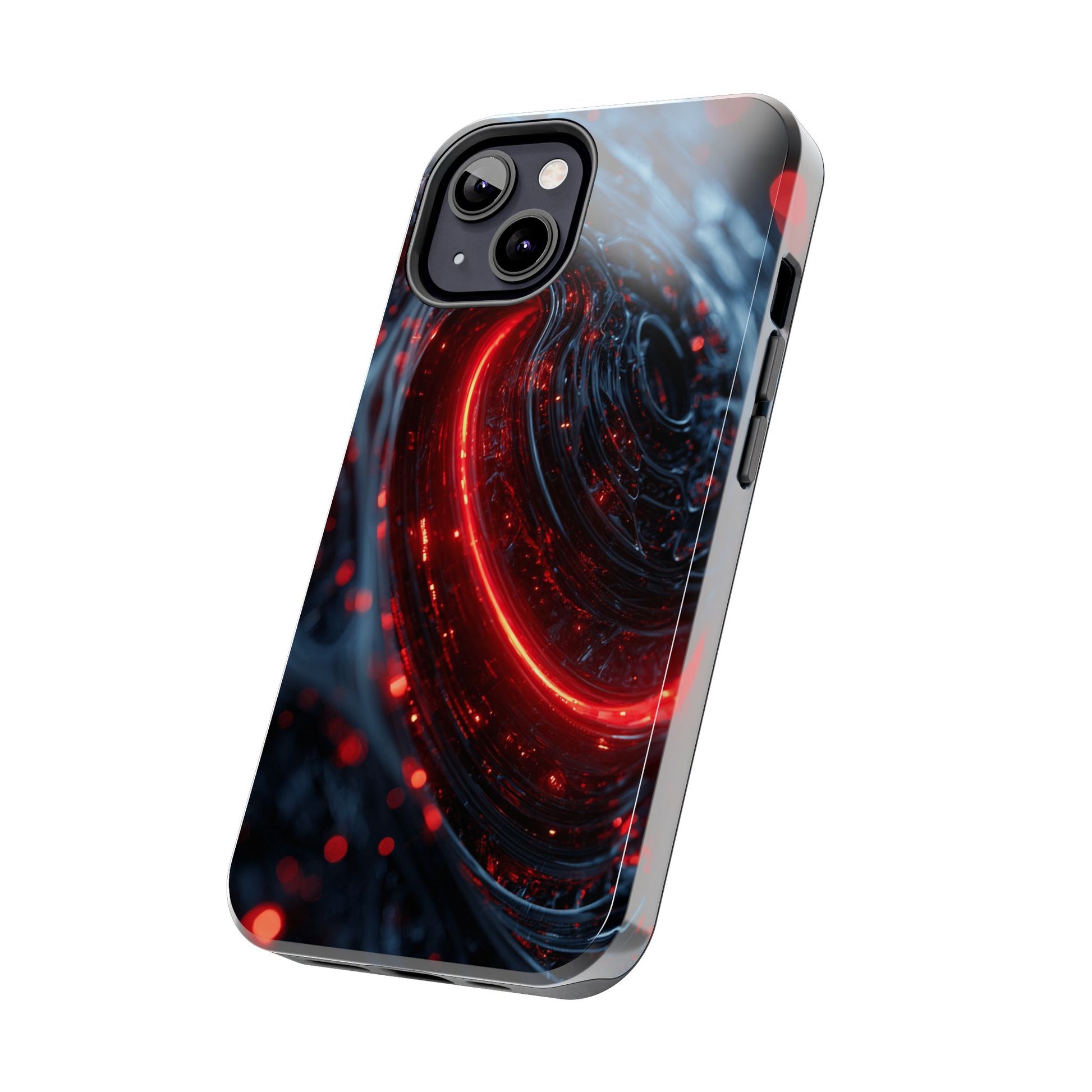 Protective phone case for iPhone and Samsung with futuristic style
