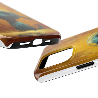 Cute Dog Art Tough Phone Case - Stylish & Protective