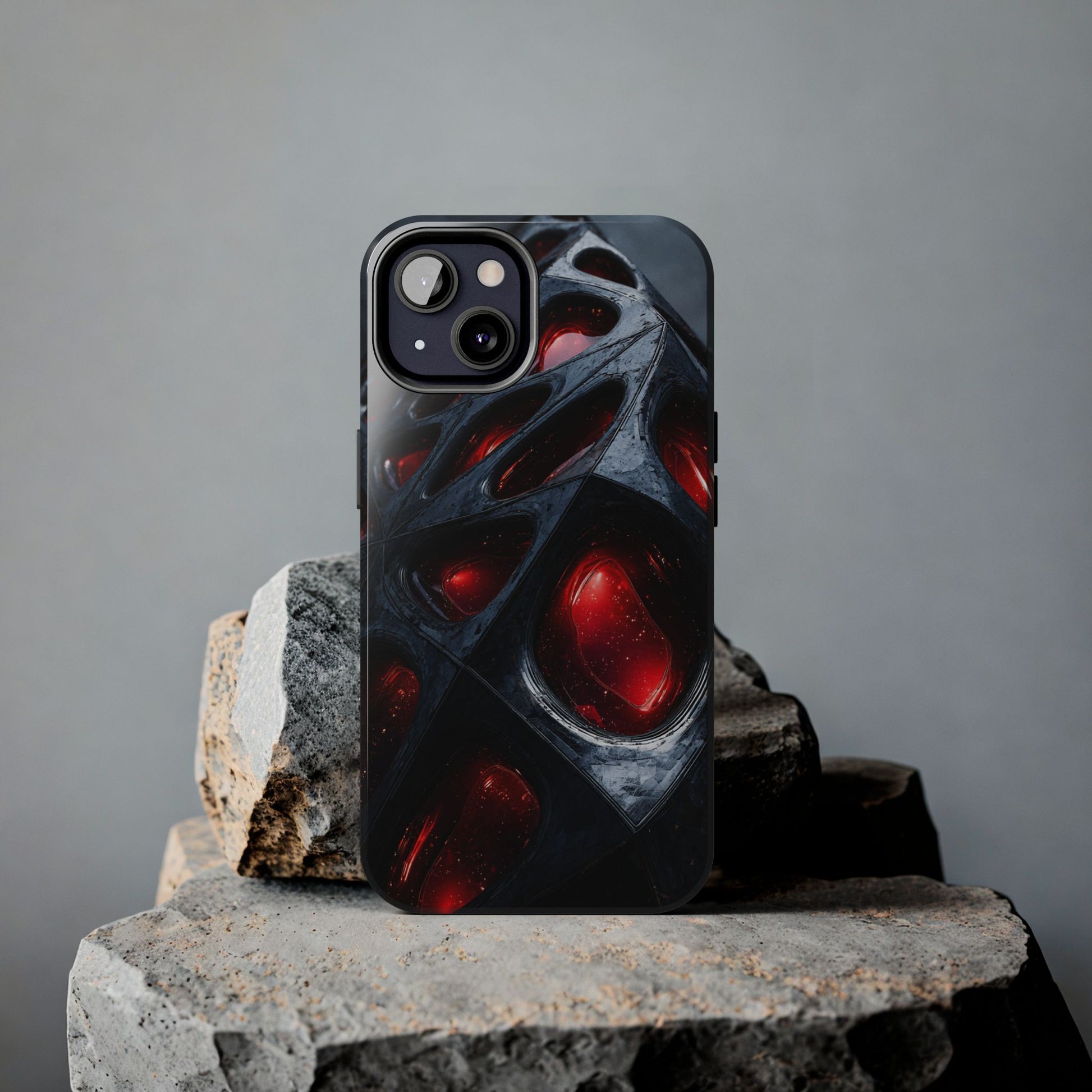 Tough mobile case with shockproof protection and bold look