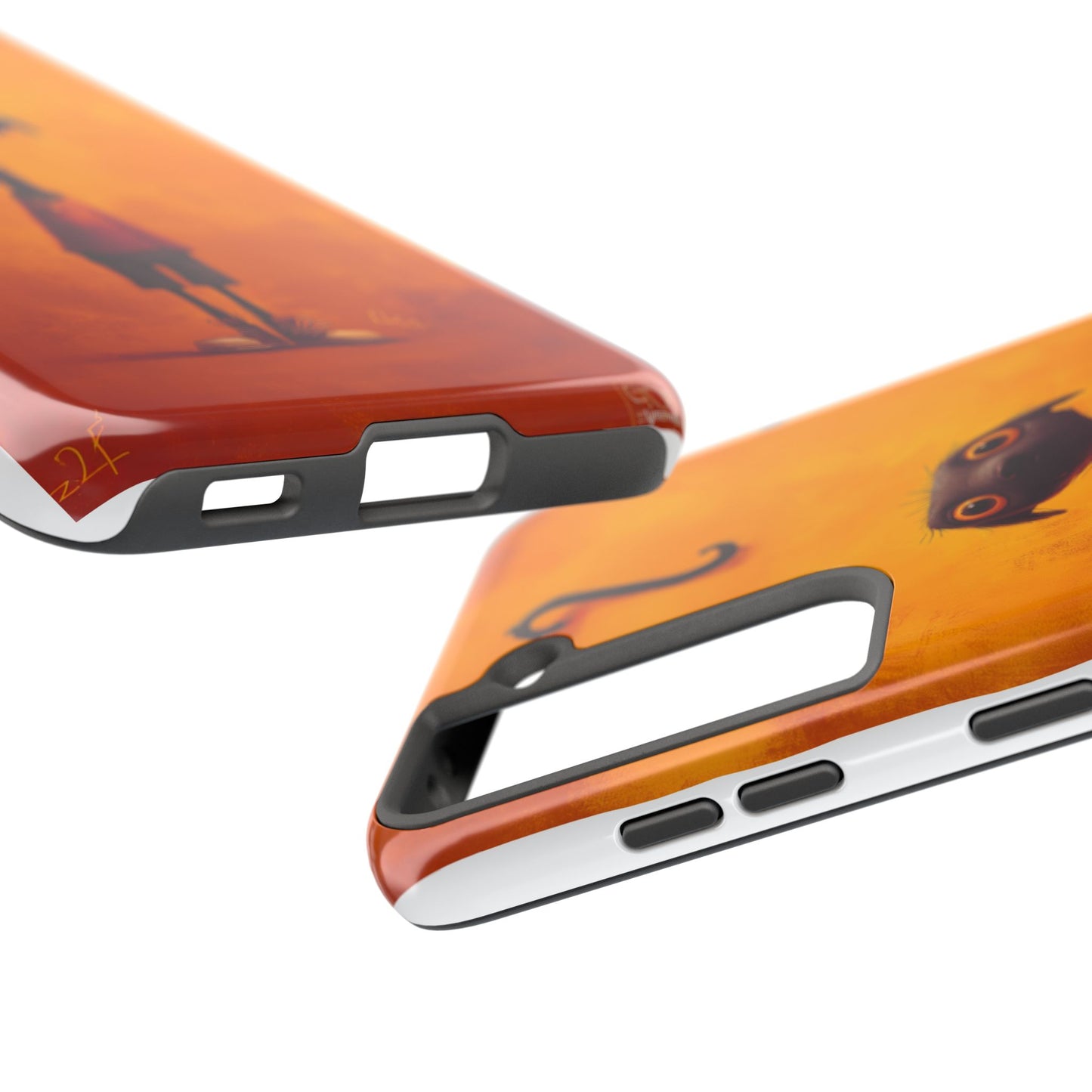 Whimsical Tough Phone Cases - Unique, Durable Design for Creative Minds