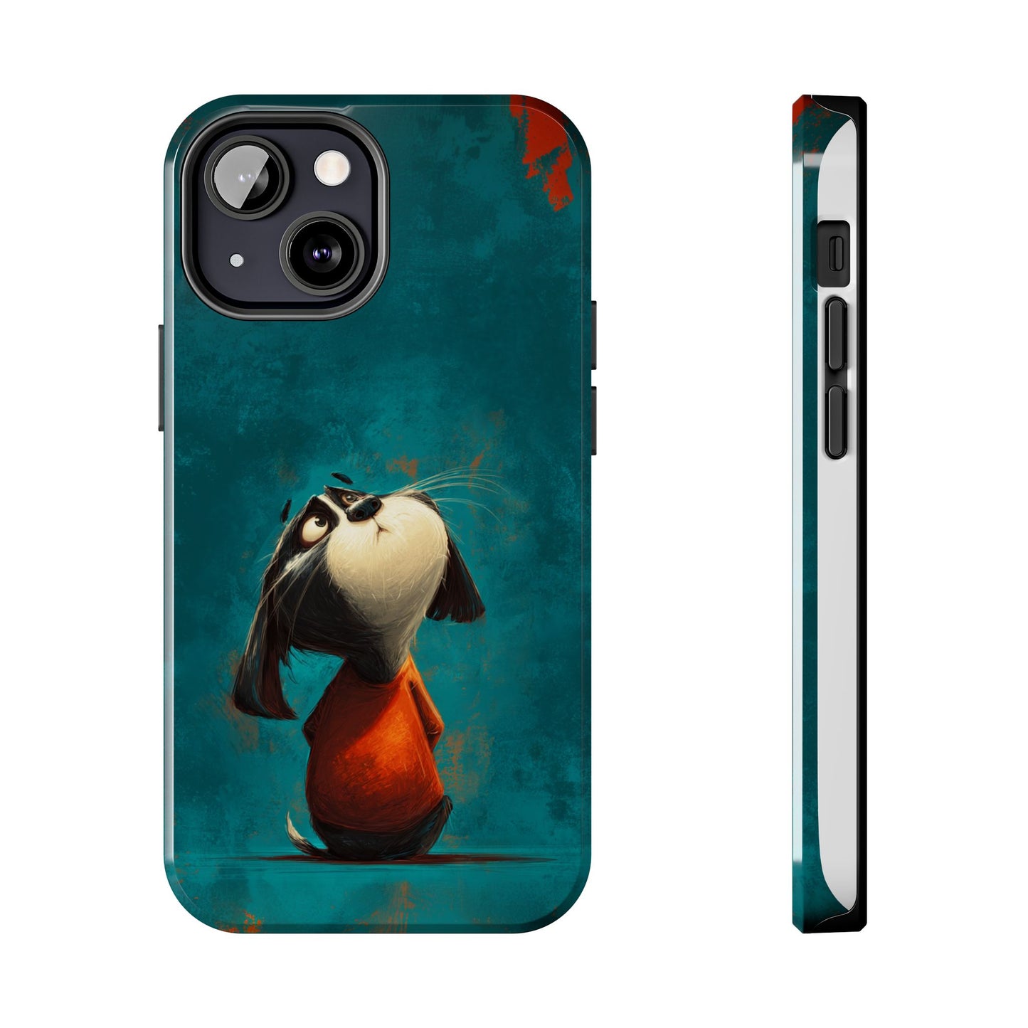 Whimsical Dog Tough Phone Case - Perfect for Pet Lovers!