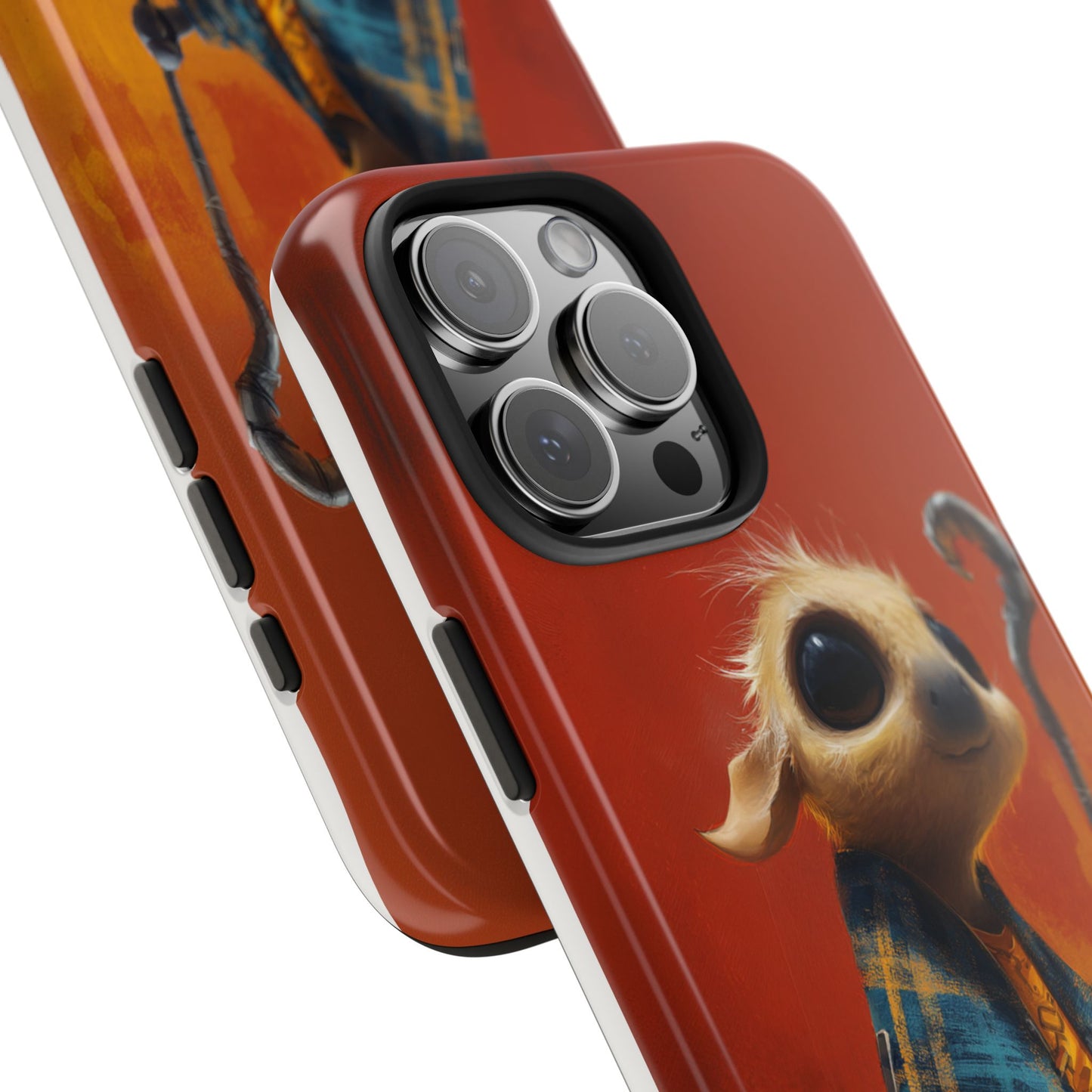 Whimsical Tough Phone Case - Cute Character Design for Kids & Adults