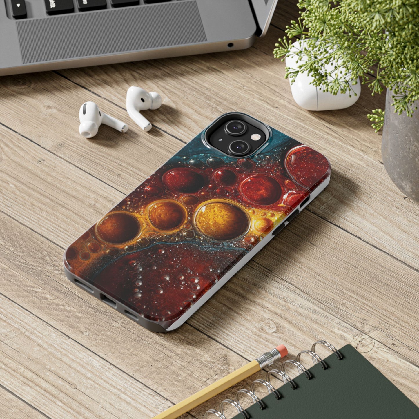 Vibrant Abstract Tough Phone Case - Durable and Stylish Protection