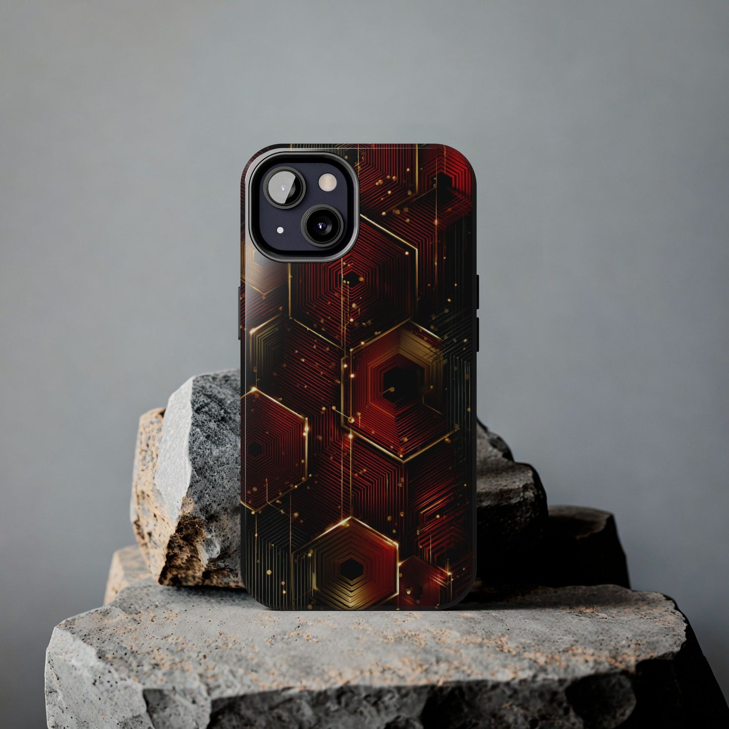 Modern Geometric Art Tough Phone Case by Skipper – Premium Stylish Tech Accessory