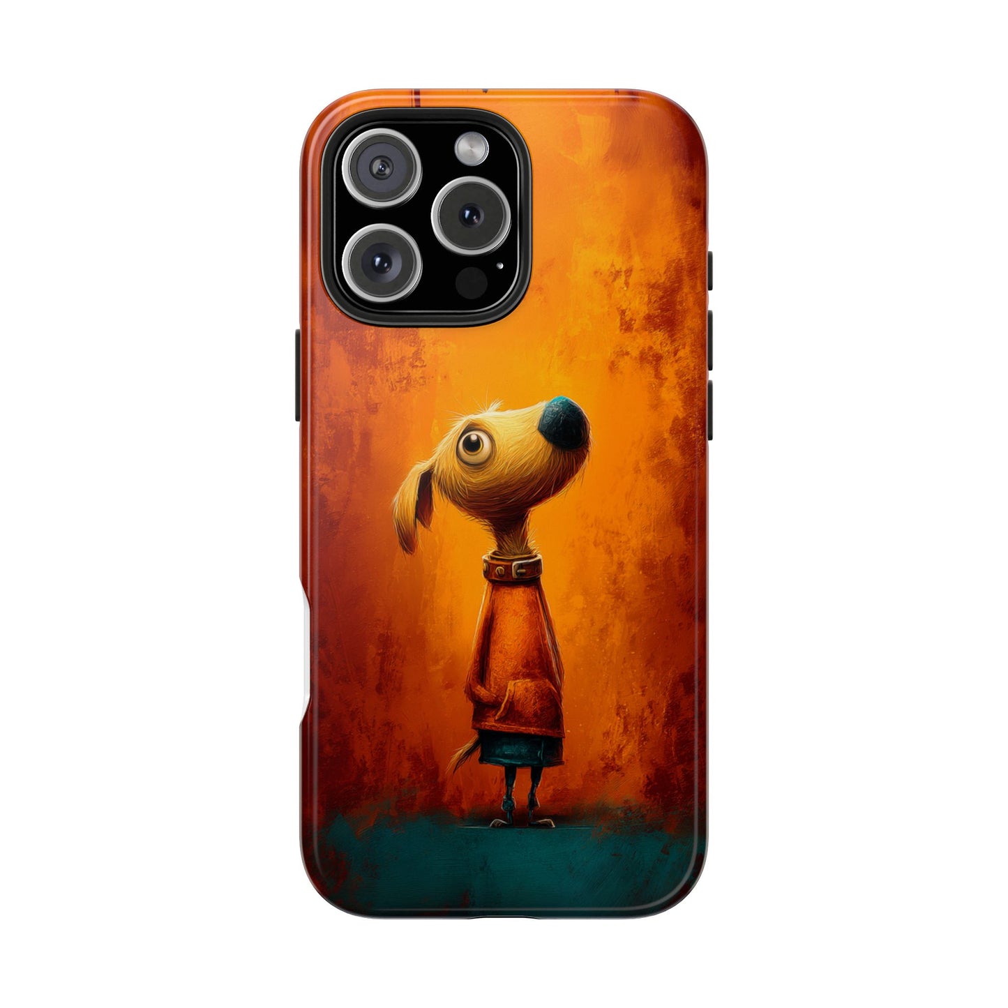 Whimsical Dog Art Tough Phone Case - Durable & Stylish Pet Lover Accessory