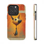 Whimsical Dog Art Tough Phone Case - Fun & Stylish Pet Lover Gift