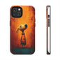 Whimsical Dog Art Tough Phone Case - Durable & Stylish Pet Lover Accessory