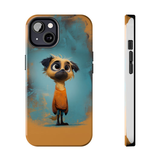 Cute Cartoon Dog Tough Phone Case for Pet Lovers
